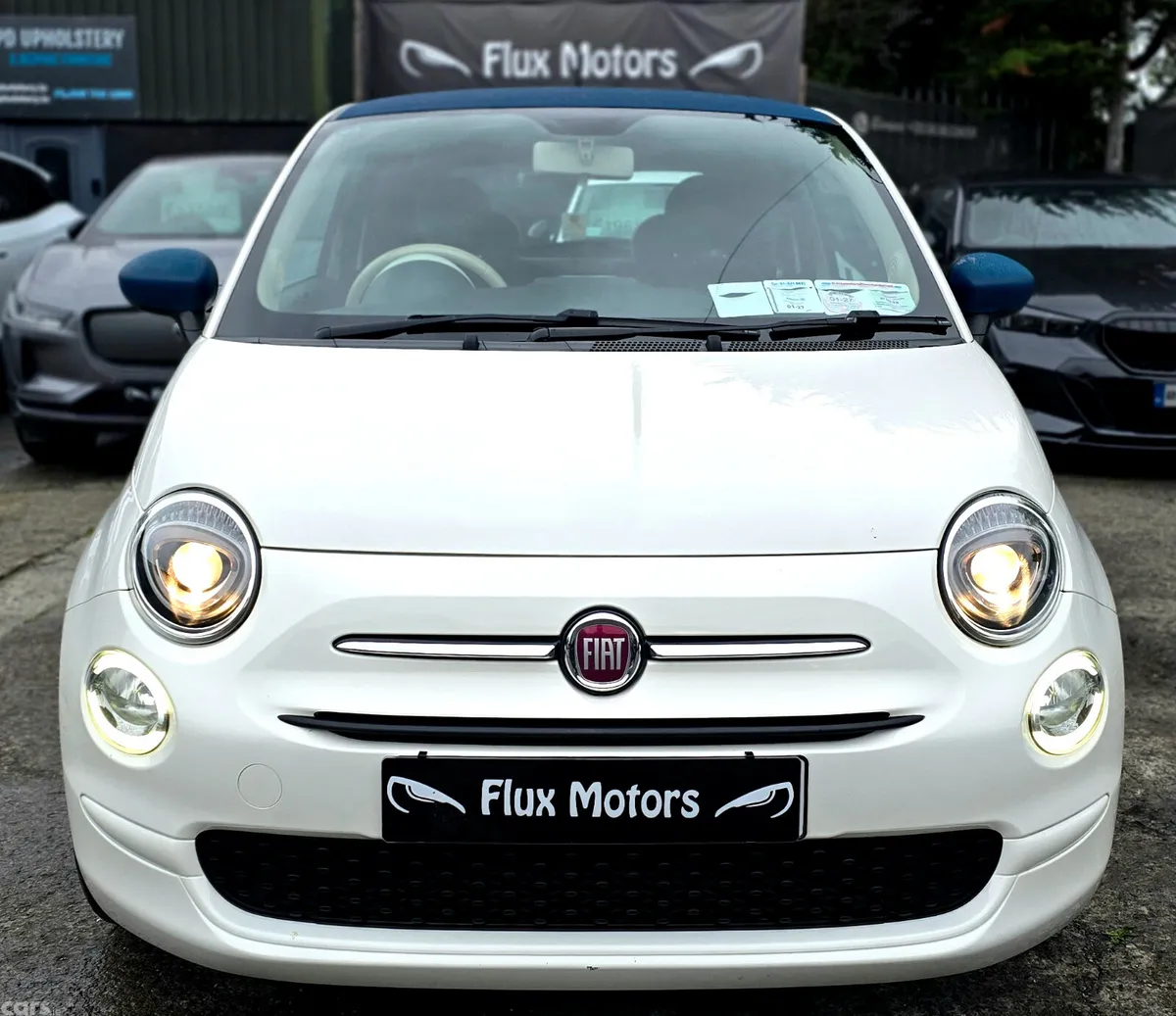 Fiat 500 Hatchback, Petrol, 2016, White