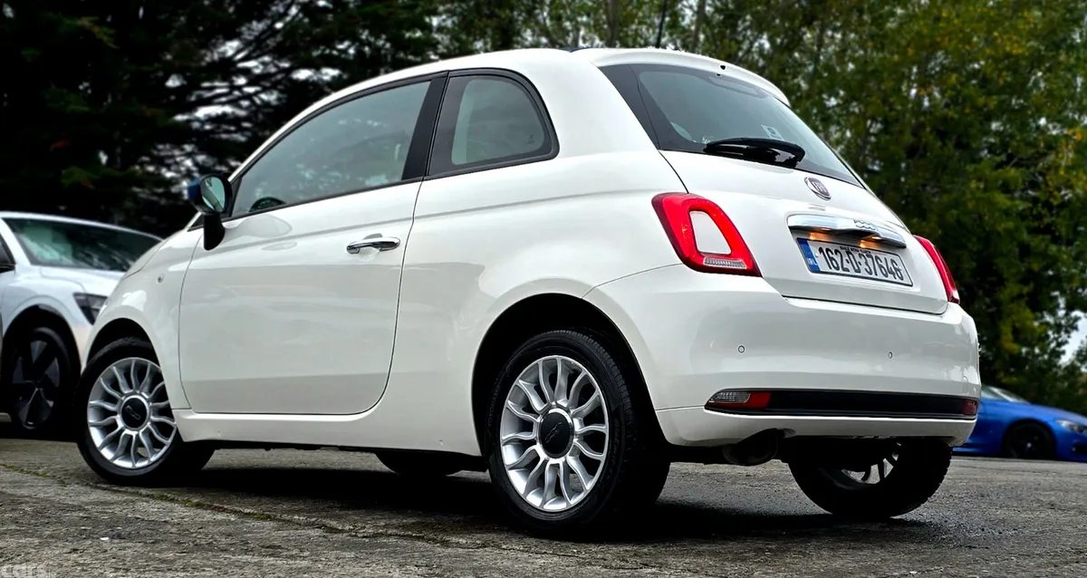 Fiat 500 Hatchback, Petrol, 2016, White