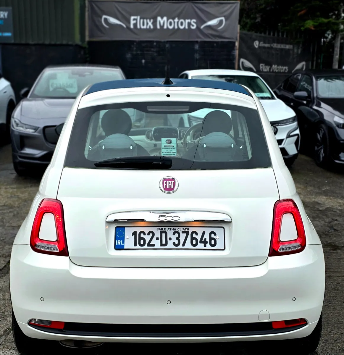 Fiat 500 Hatchback, Petrol, 2016, White