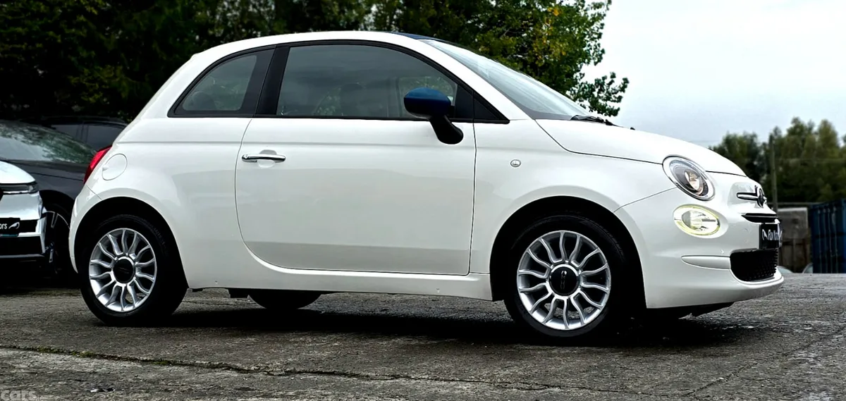Fiat 500 Hatchback, Petrol, 2016, White