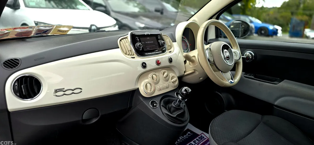 Fiat 500 Hatchback, Petrol, 2016, White