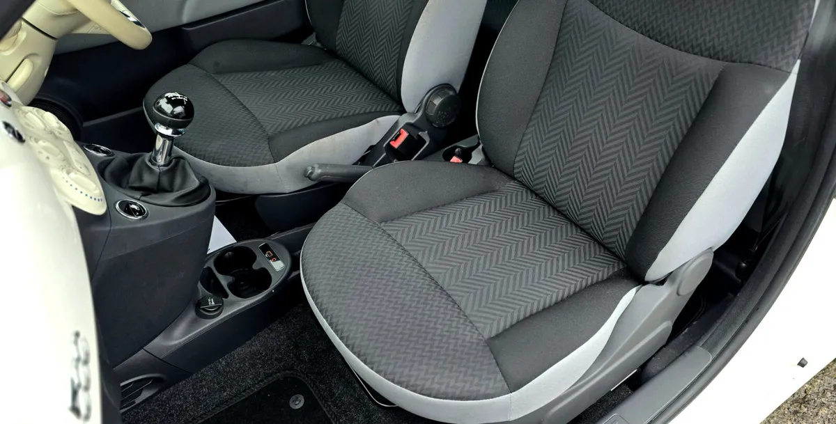 Fiat 500 Hatchback, Petrol, 2016, White