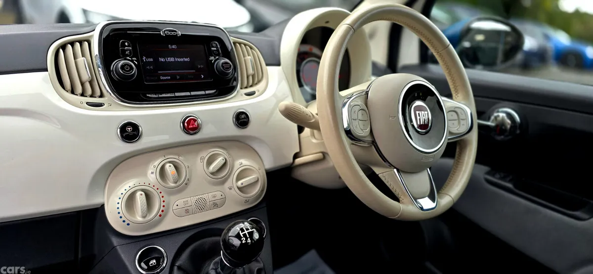 Fiat 500 Hatchback, Petrol, 2016, White