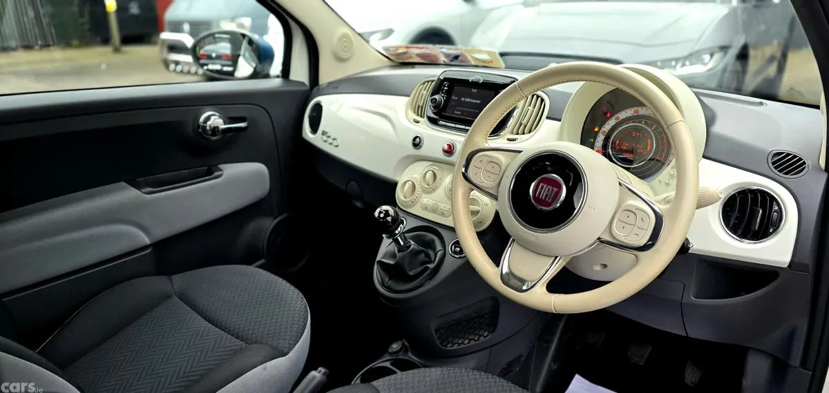 Fiat 500 Hatchback, Petrol, 2016, White
