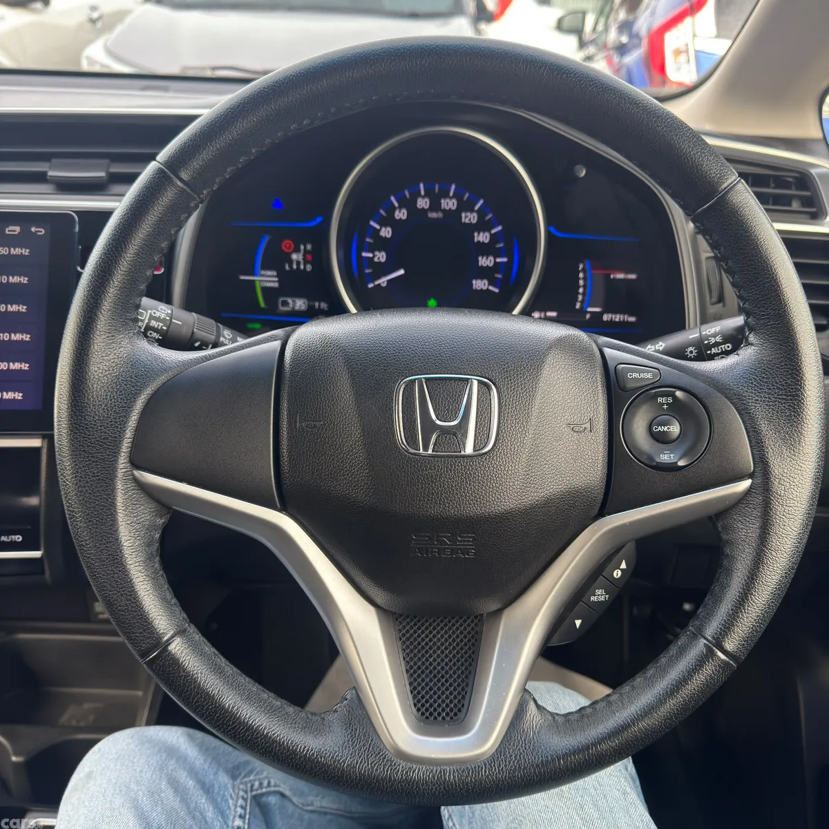 Honda Fit Hatchback, Petrol Hybrid, 2015, White