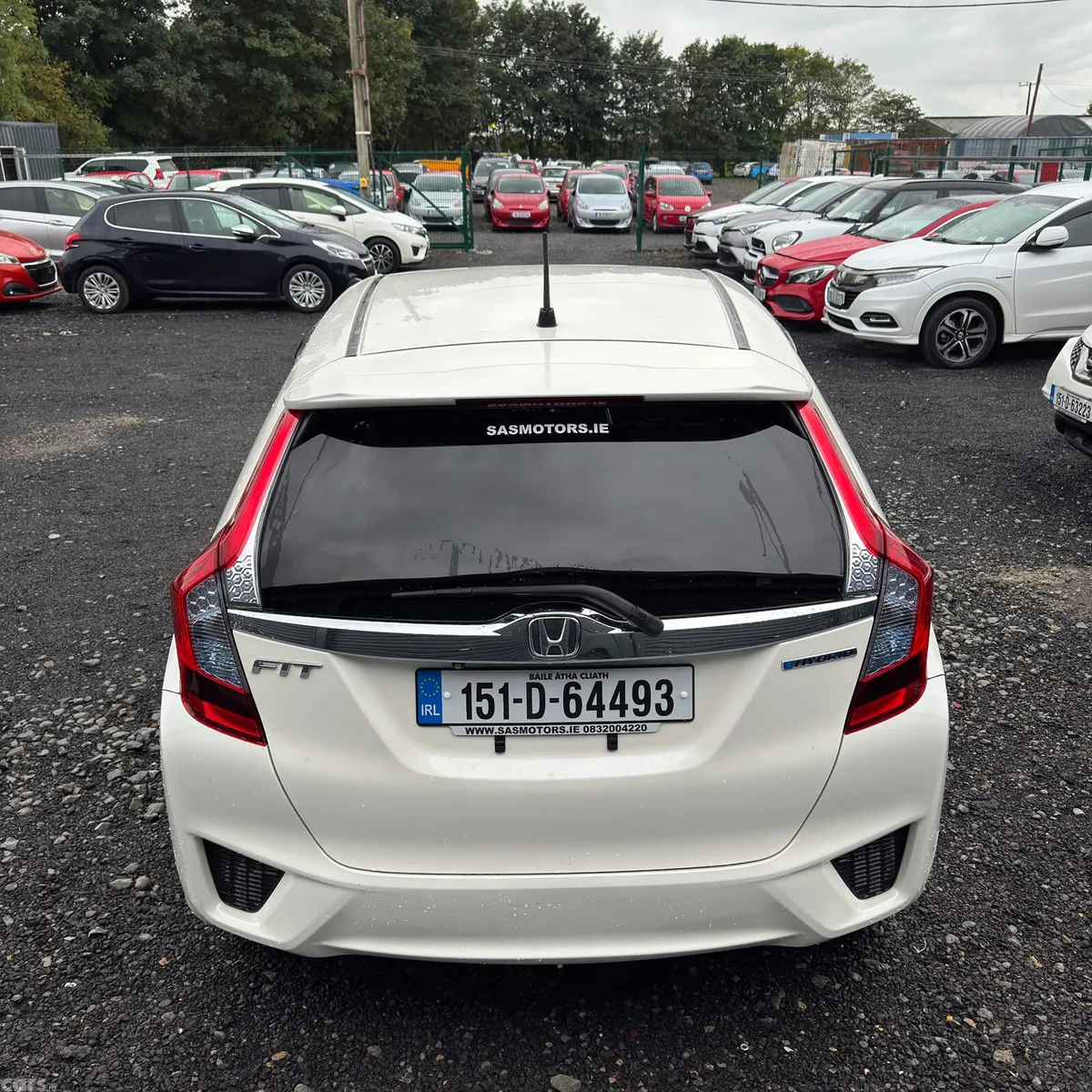 Honda Fit Hatchback, Petrol Hybrid, 2015, White