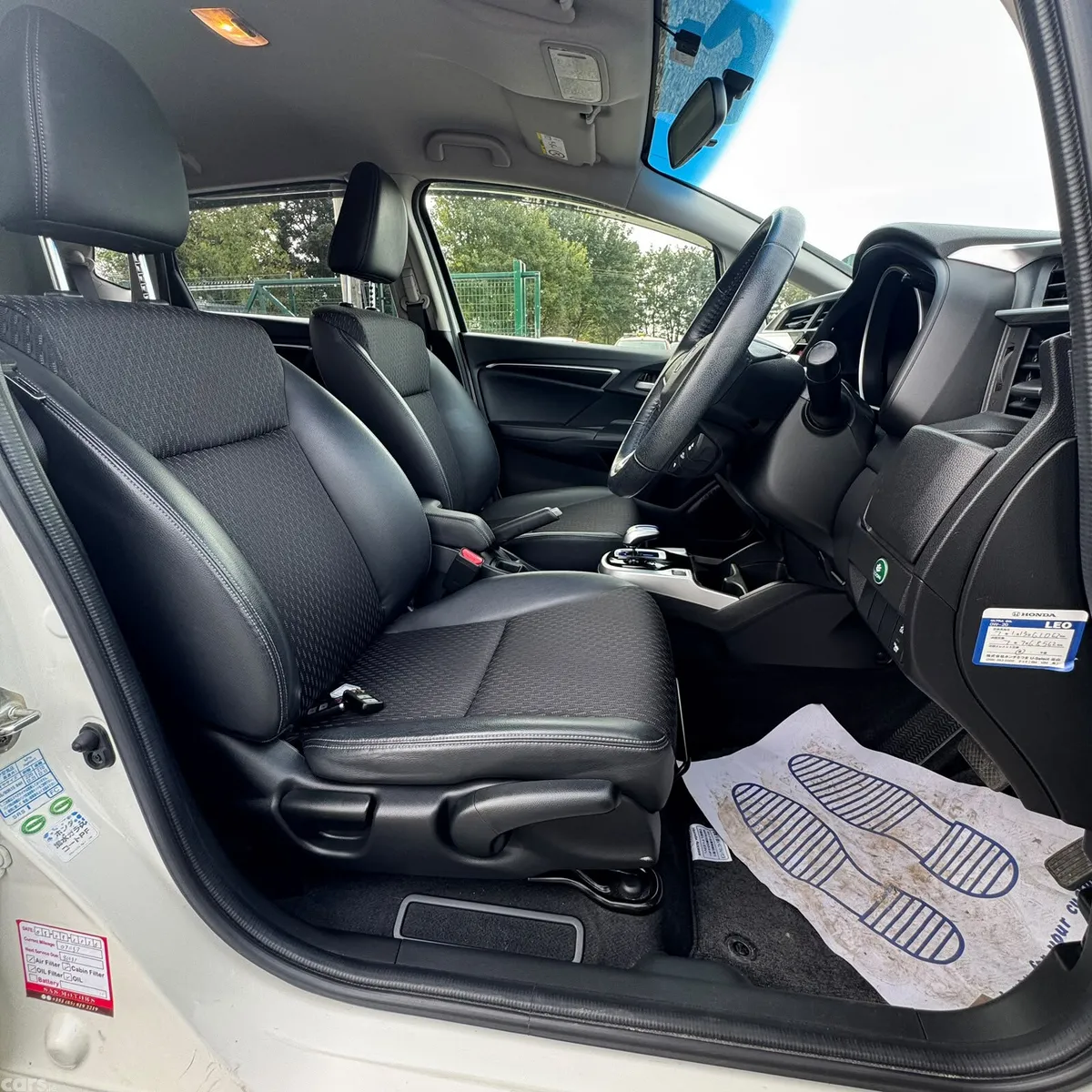 Honda Fit Hatchback, Petrol Hybrid, 2015, White