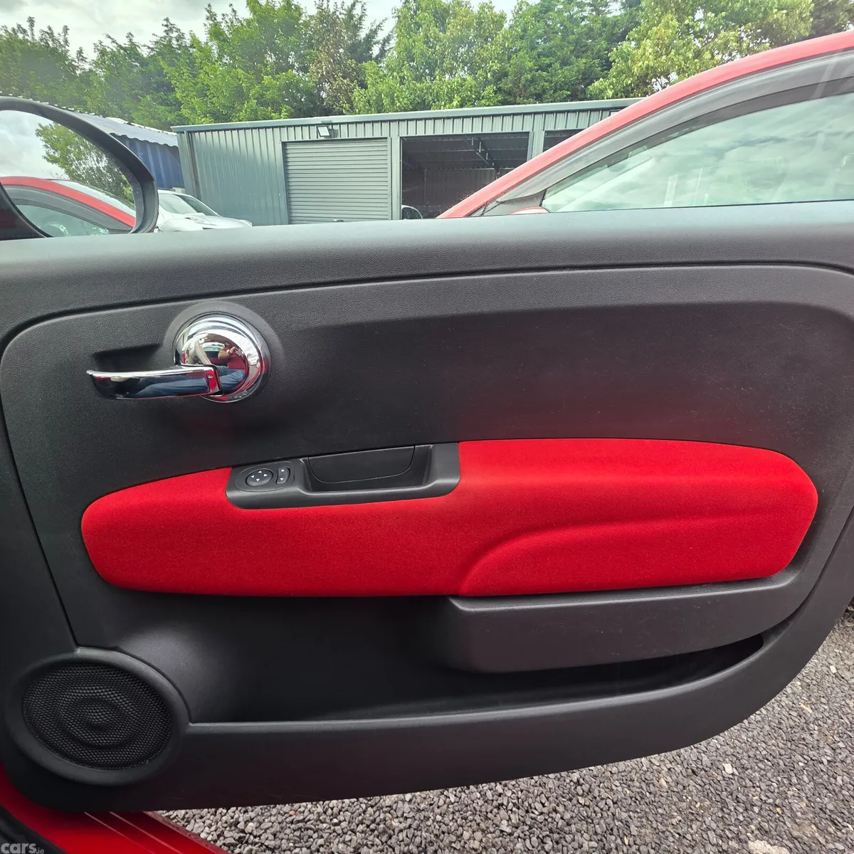 Fiat 500 Hatchback, Petrol, 2016, Red