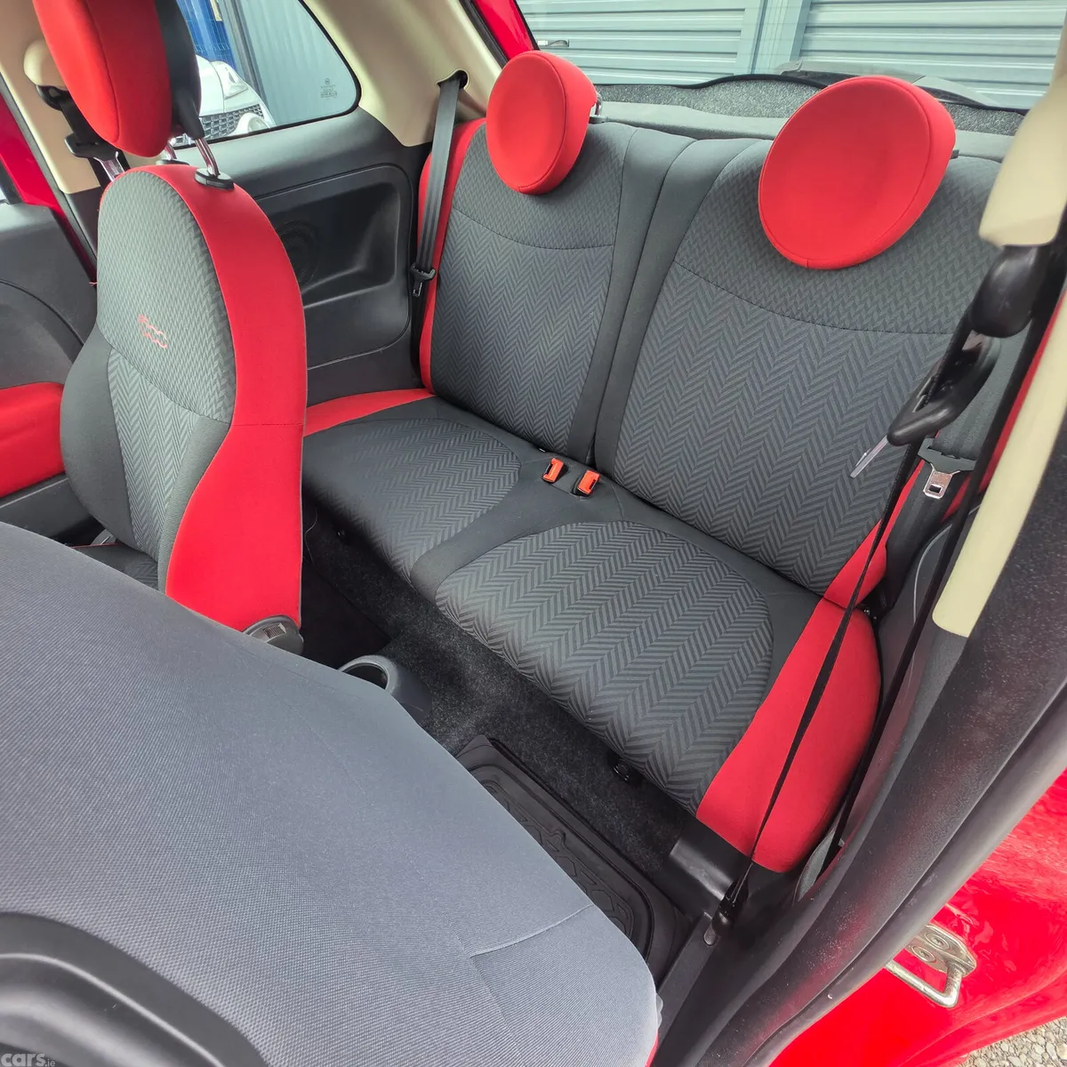 Fiat 500 Hatchback, Petrol, 2016, Red