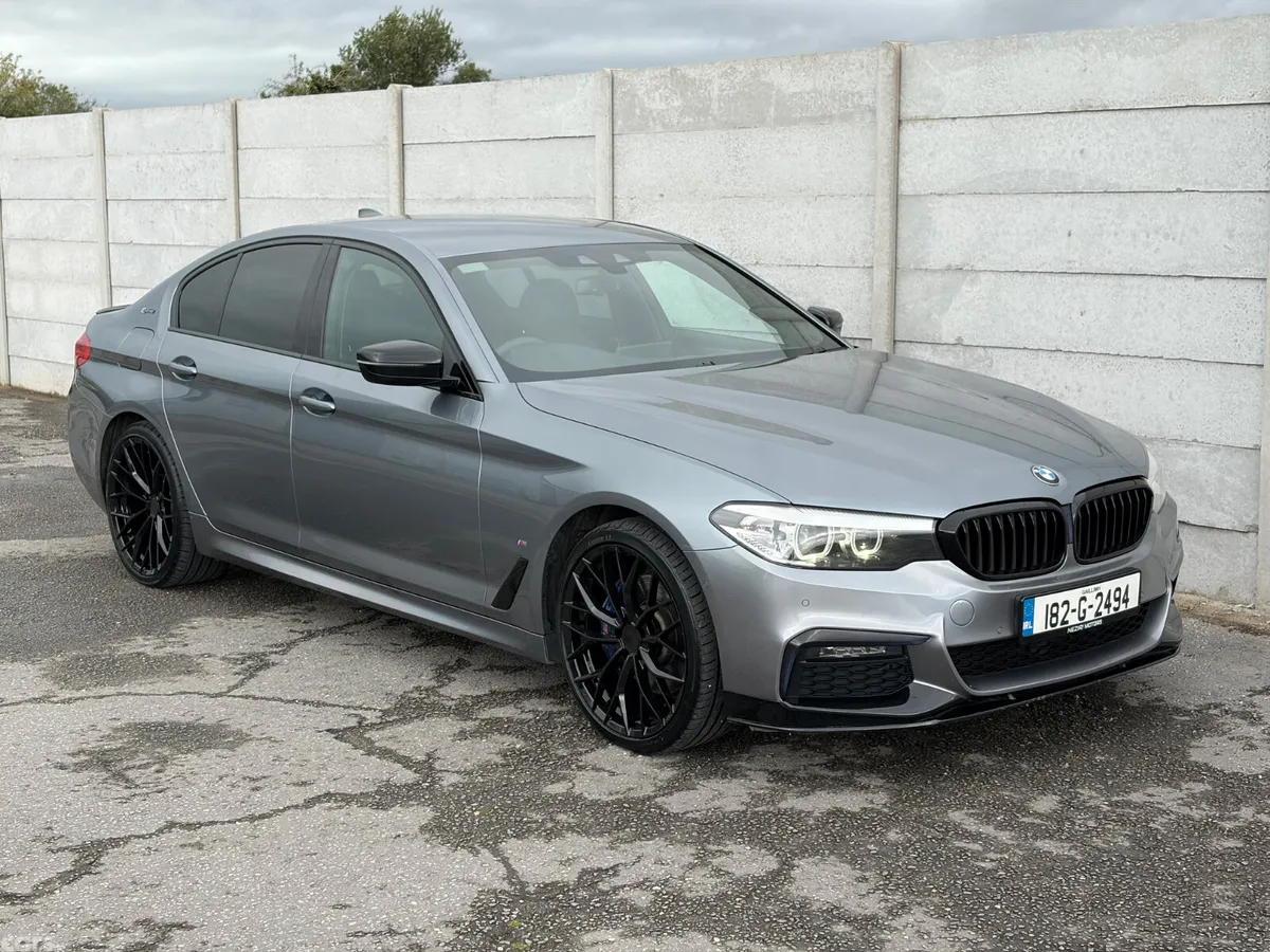 BMW 5-Series Saloon, Petrol Plug-in Hybrid, 2018, Blue