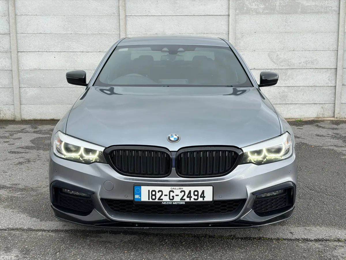 BMW 5-Series Saloon, Petrol Plug-in Hybrid, 2018, Blue