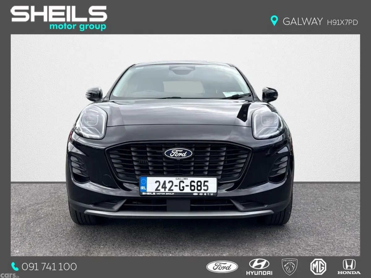 Ford Puma MPV, Petrol Hybrid, 2024, Black