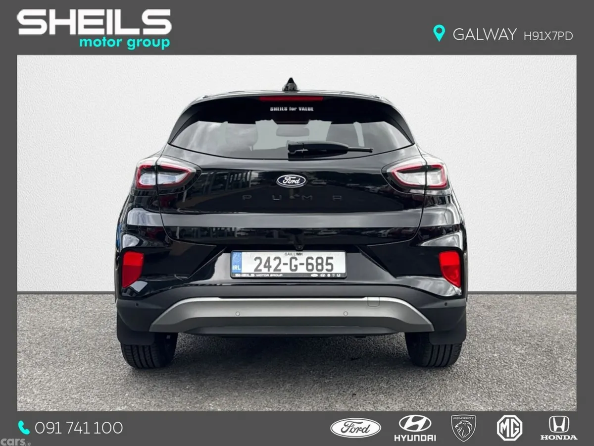 Ford Puma MPV, Petrol Hybrid, 2024, Black