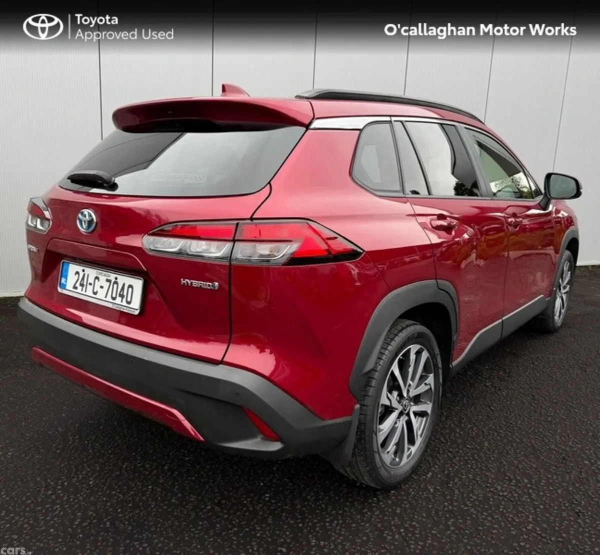 Toyota Corolla Cross SUV, Petrol Hybrid, 2024, Red