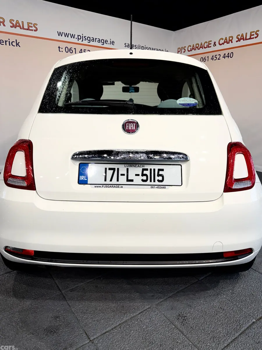 Fiat 500 Hatchback, Petrol, 2017, White