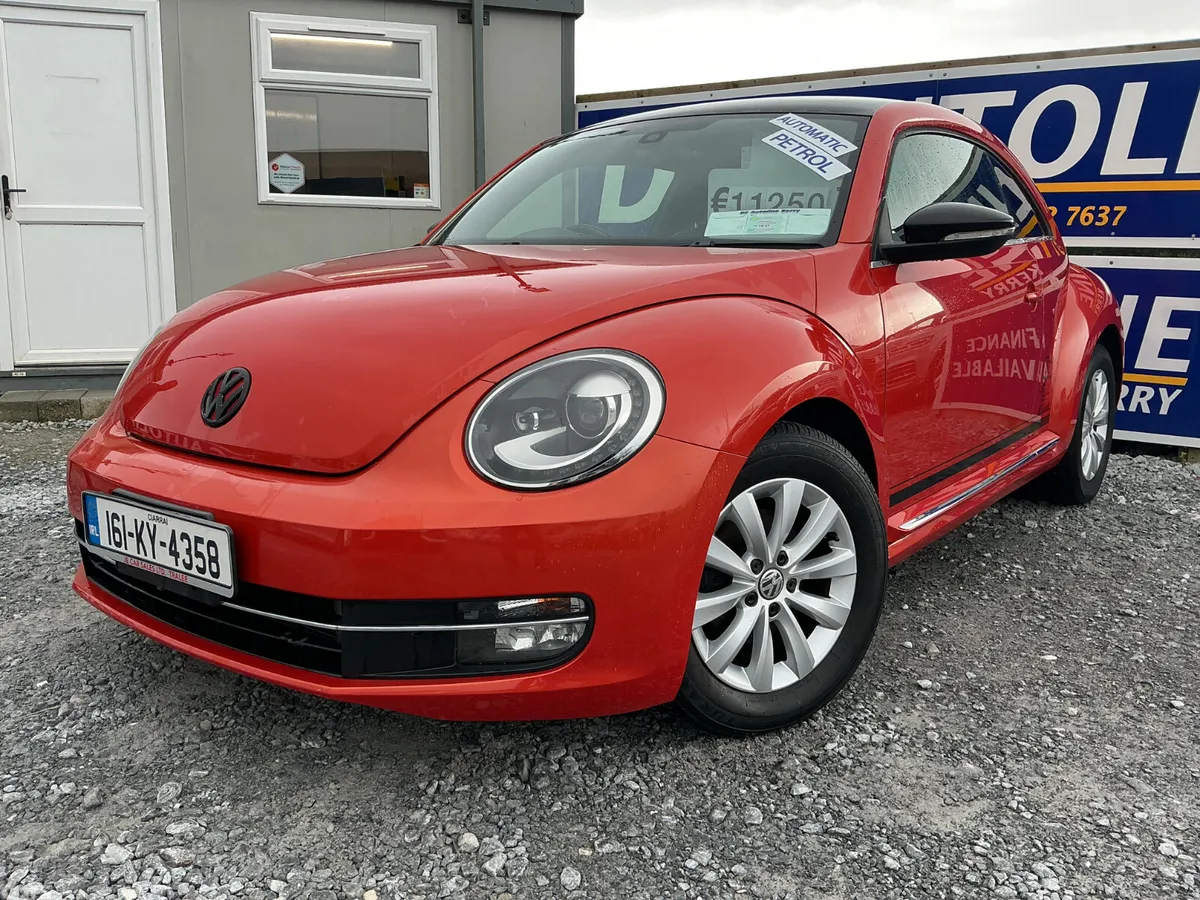 Volkswagen Beetle Hatchback, Petrol, 2016, Orange