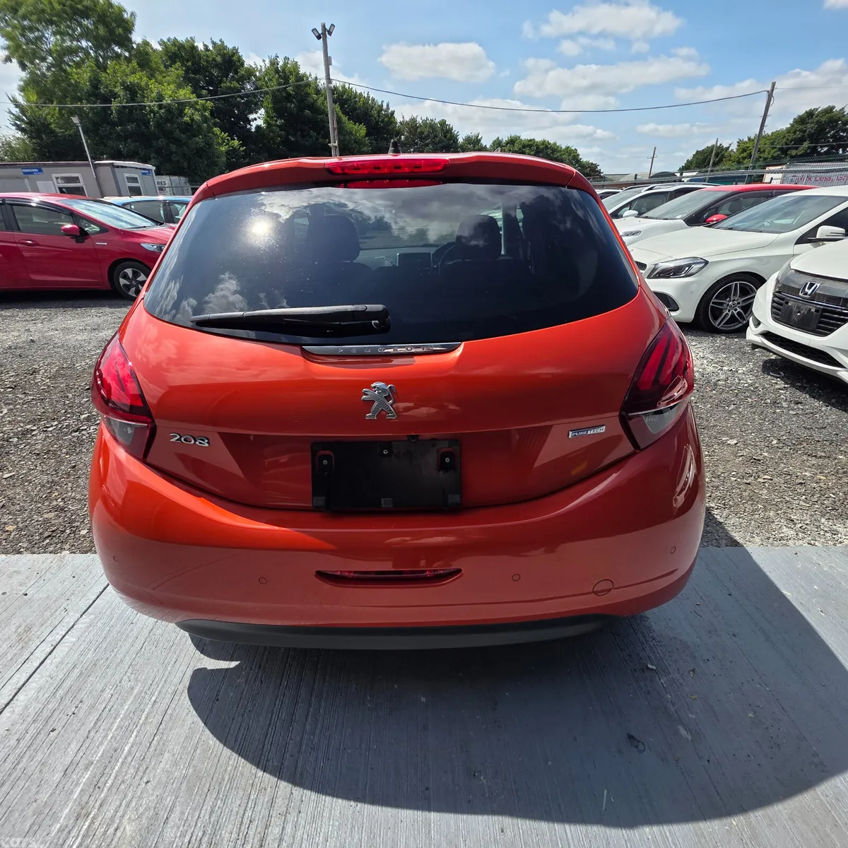 Peugeot 208 Hatchback, Petrol, 2017, Orange
