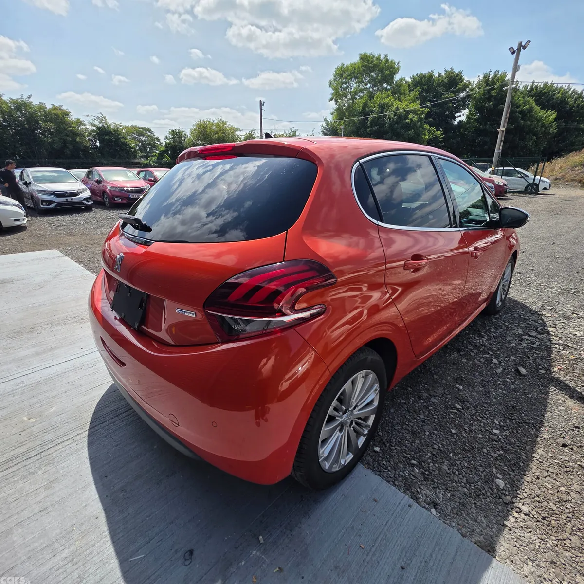 Peugeot 208 Hatchback, Petrol, 2017, Orange