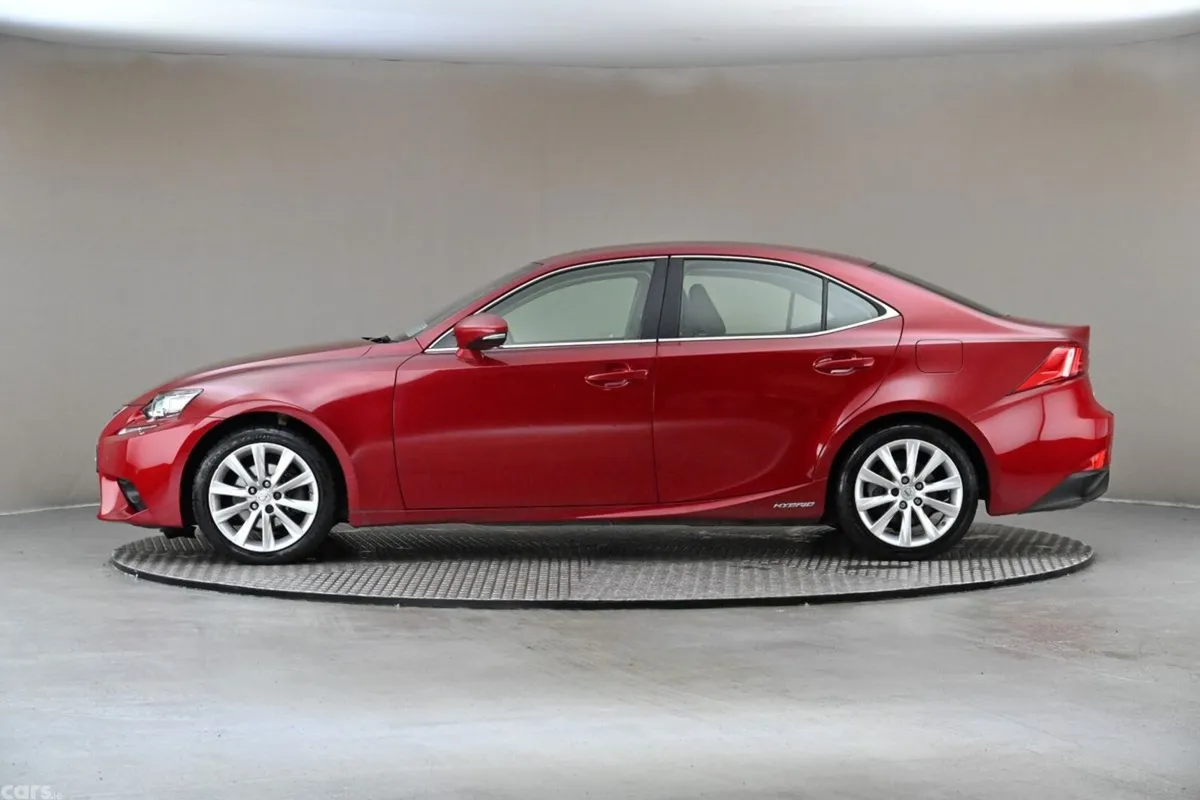 Lexus IS Saloon, Petrol Hybrid, 2017, Red