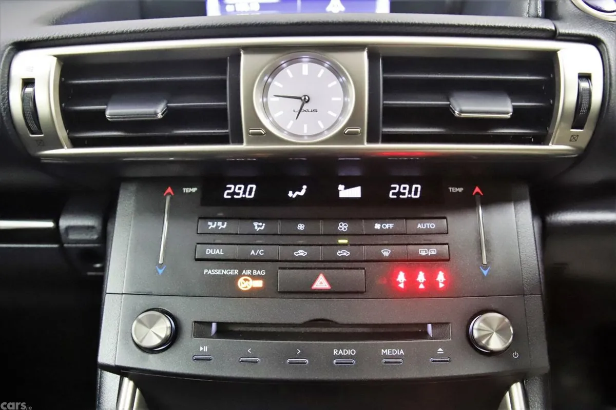 Lexus IS Saloon, Petrol Hybrid, 2017, Red
