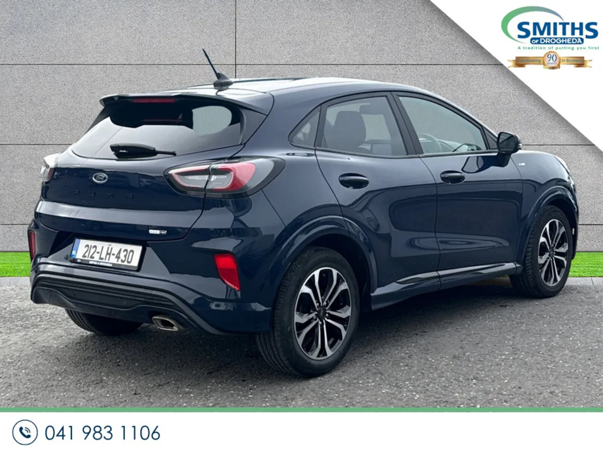 Ford Puma MPV, Petrol Hybrid, 2021, Blue