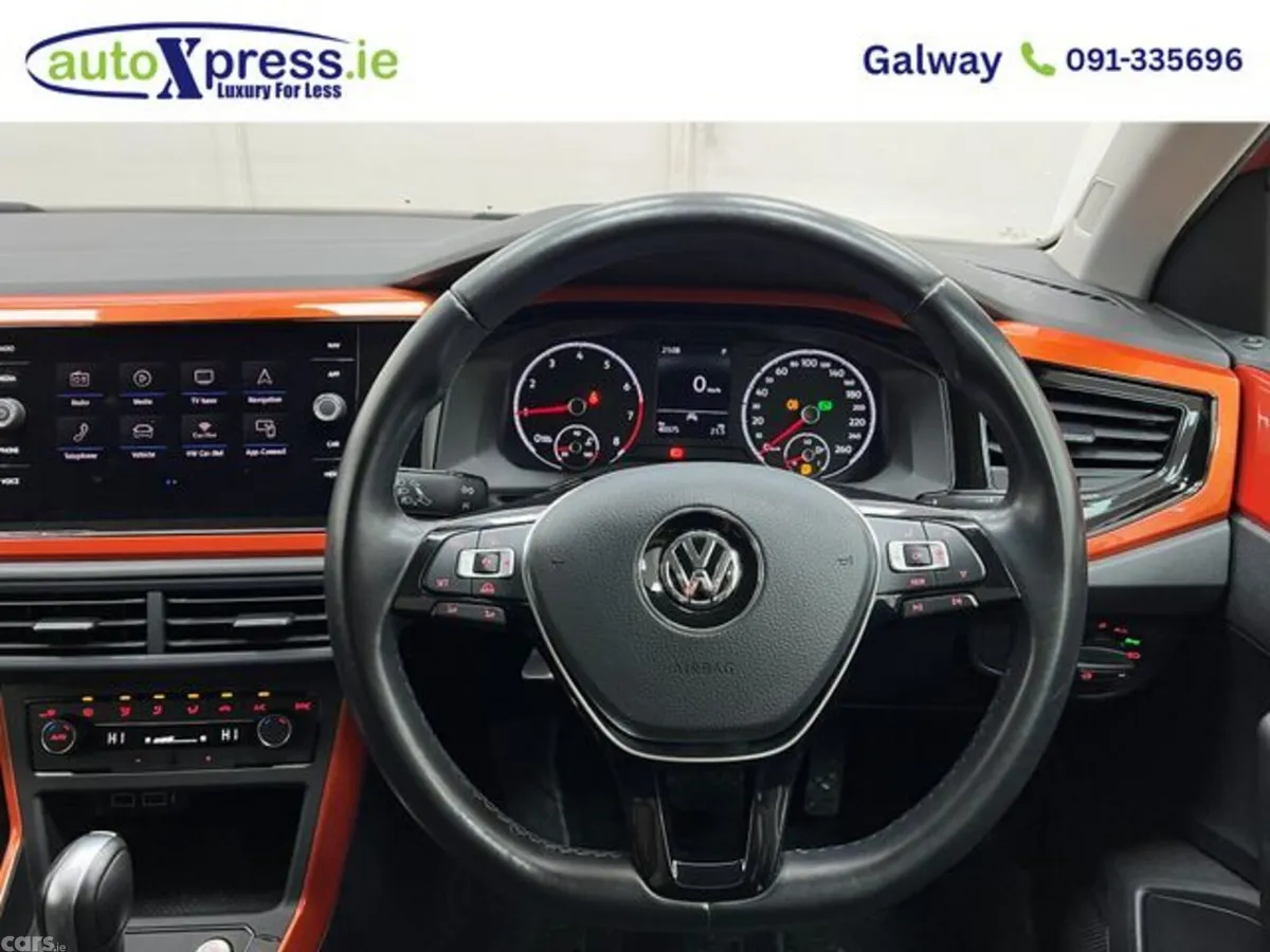 Volkswagen Polo Hatchback, Petrol, 2020, Orange
