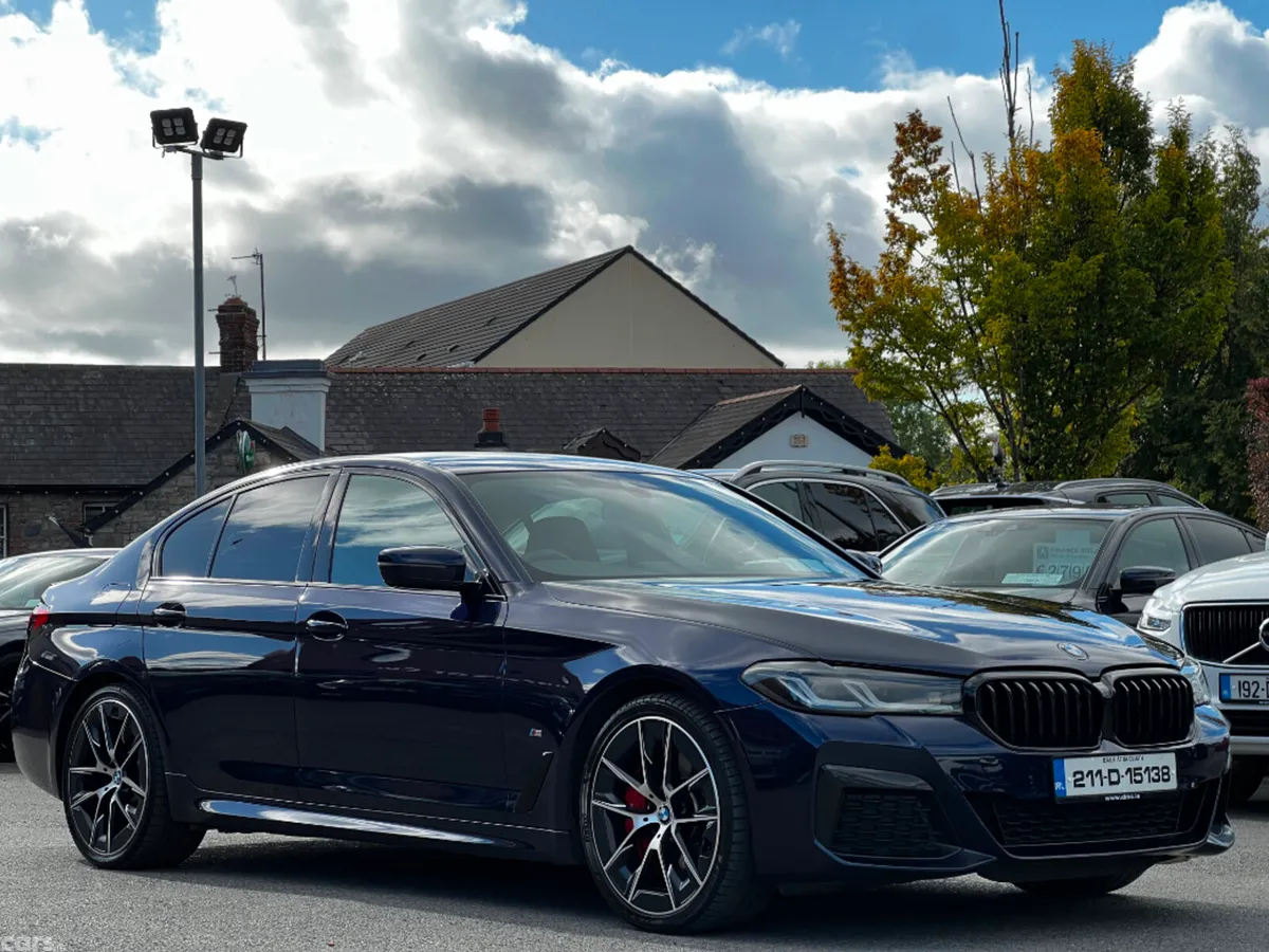 BMW 5-Series Saloon, Petrol Plug-in Hybrid, 2021, Blue