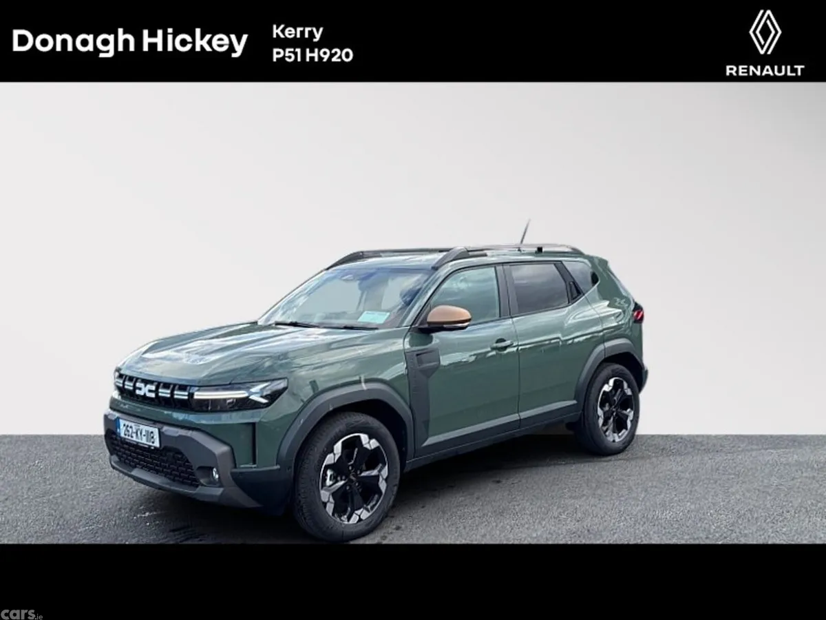 Dacia Duster SUV, Petrol Hybrid, 2026, Green