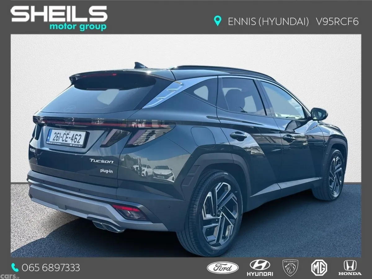 Hyundai Tucson SUV, Petrol Plug-in Hybrid, 2026, Green