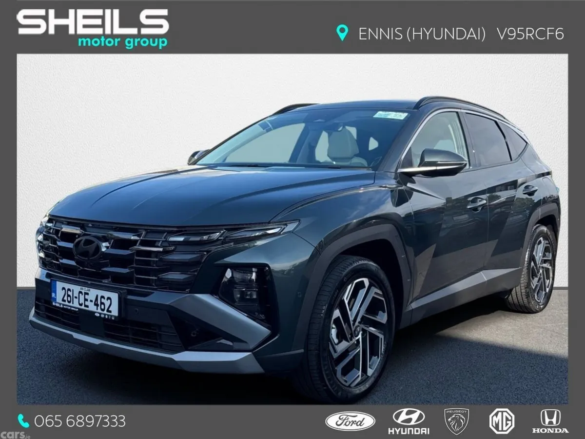 Hyundai Tucson SUV, Petrol Plug-in Hybrid, 2026, Green