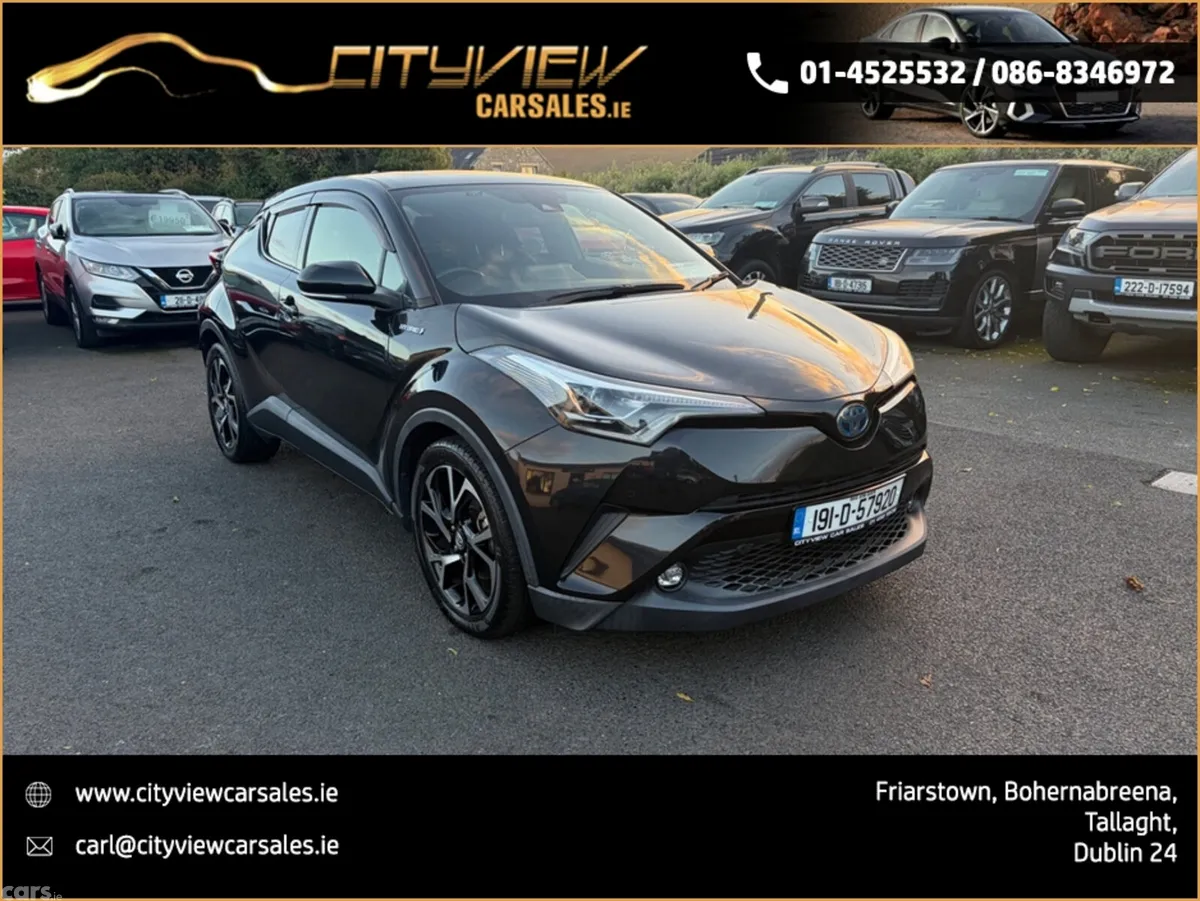 Toyota C-HR Hatchback, Petrol Hybrid, 2019, Black