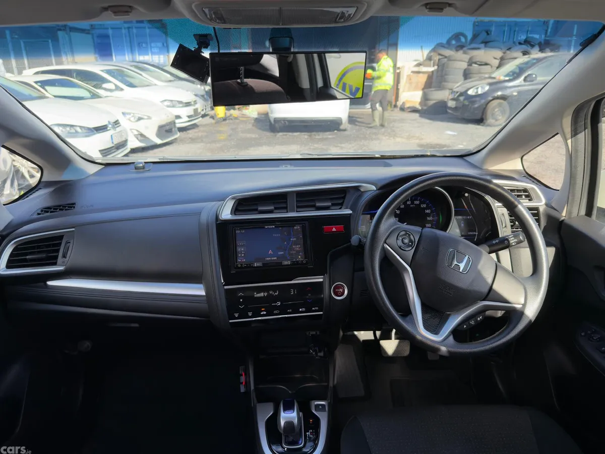 Honda Fit Hatchback, Petrol Hybrid, 2015, White