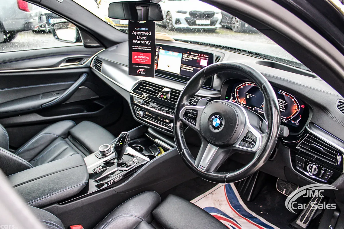 BMW 5-Series Estate, Diesel Hybrid, 2022, Black