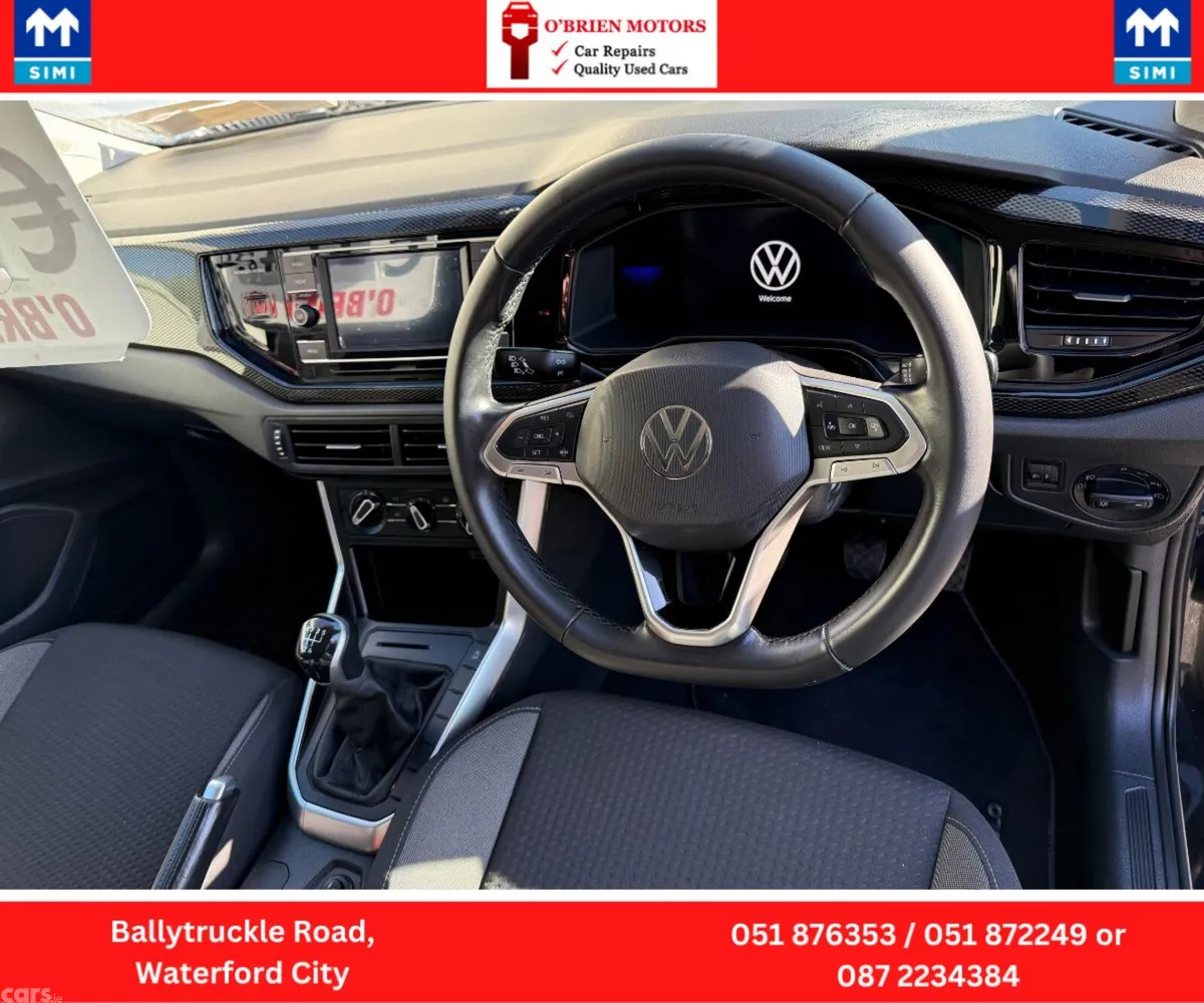 Volkswagen Polo Hatchback, Petrol, 2022, Black