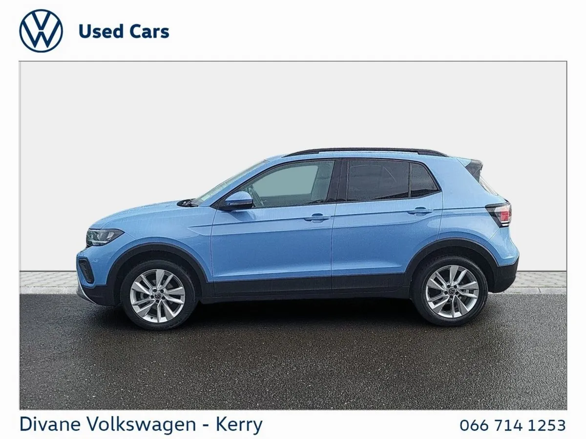 Volkswagen T-Cross Hatchback, Petrol, 2024, Blue
