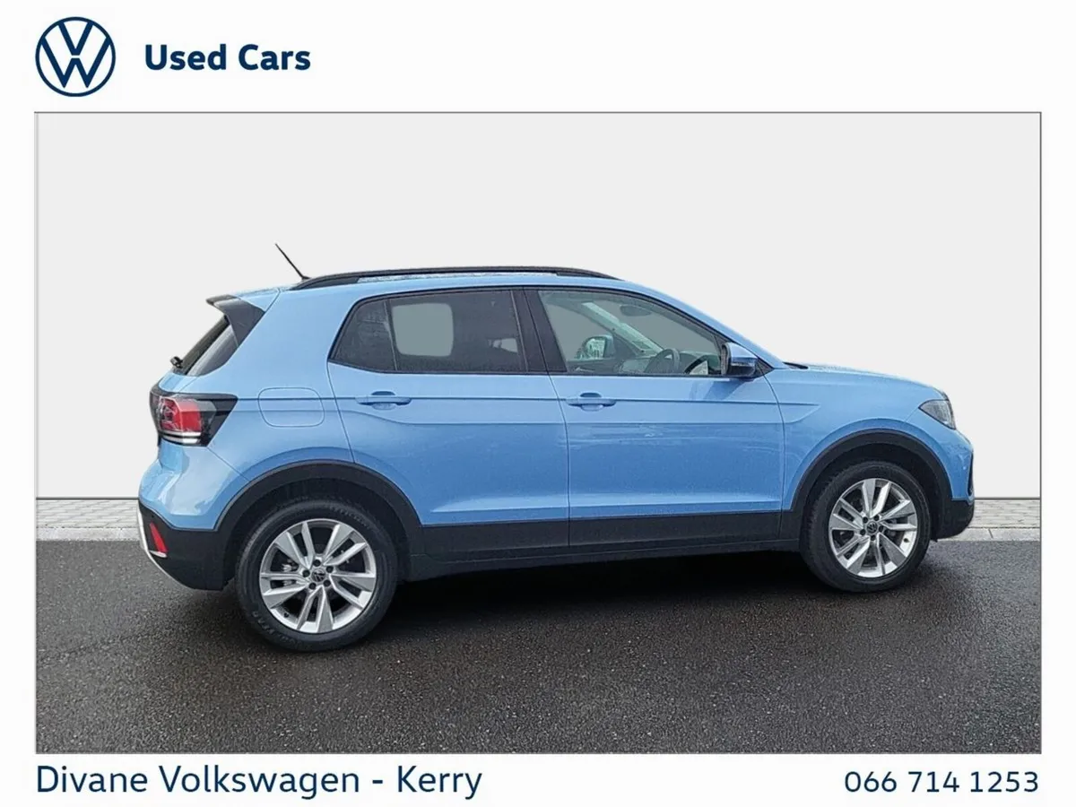 Volkswagen T-Cross Hatchback, Petrol, 2024, Blue