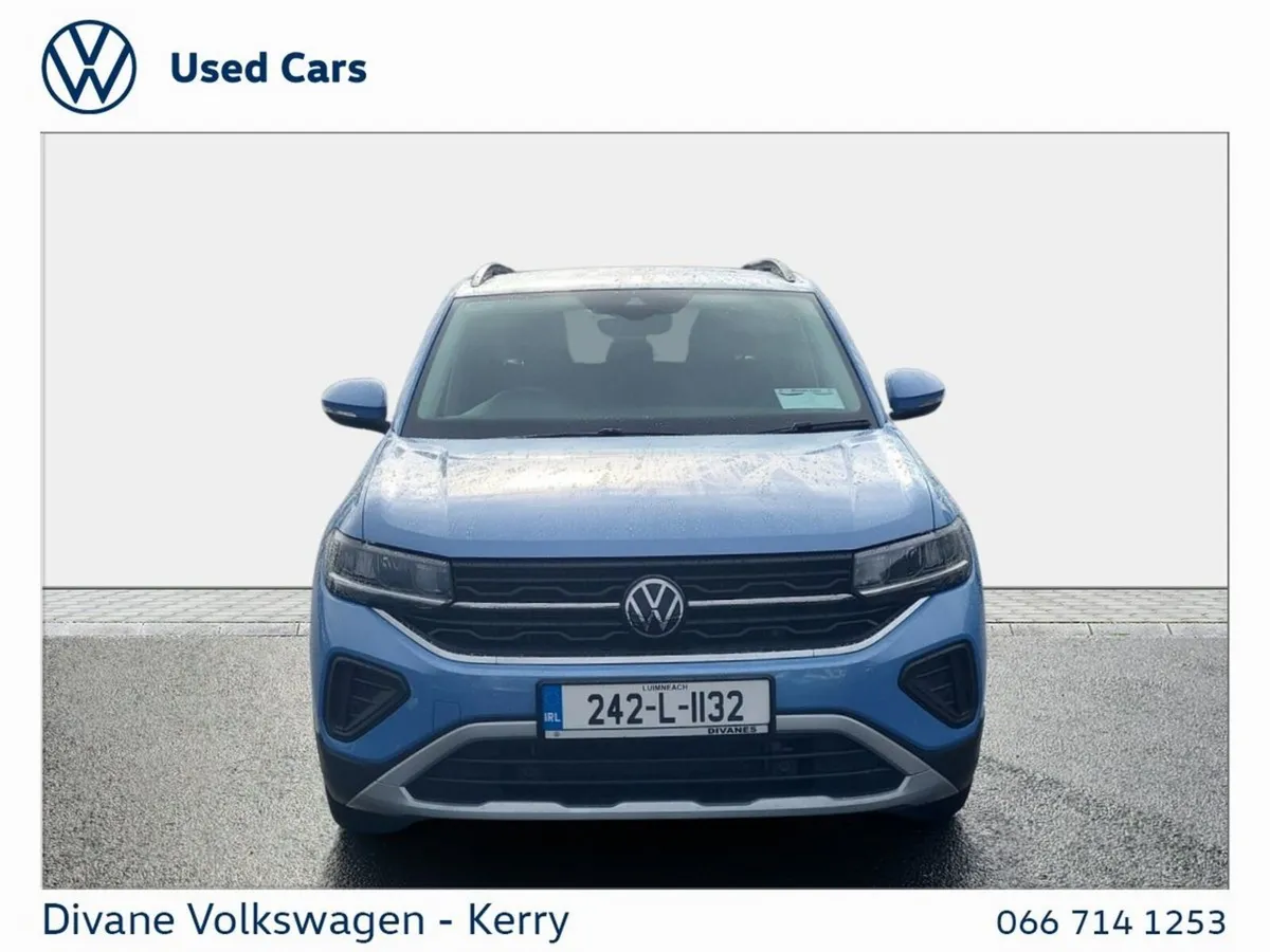 Volkswagen T-Cross Hatchback, Petrol, 2024, Blue