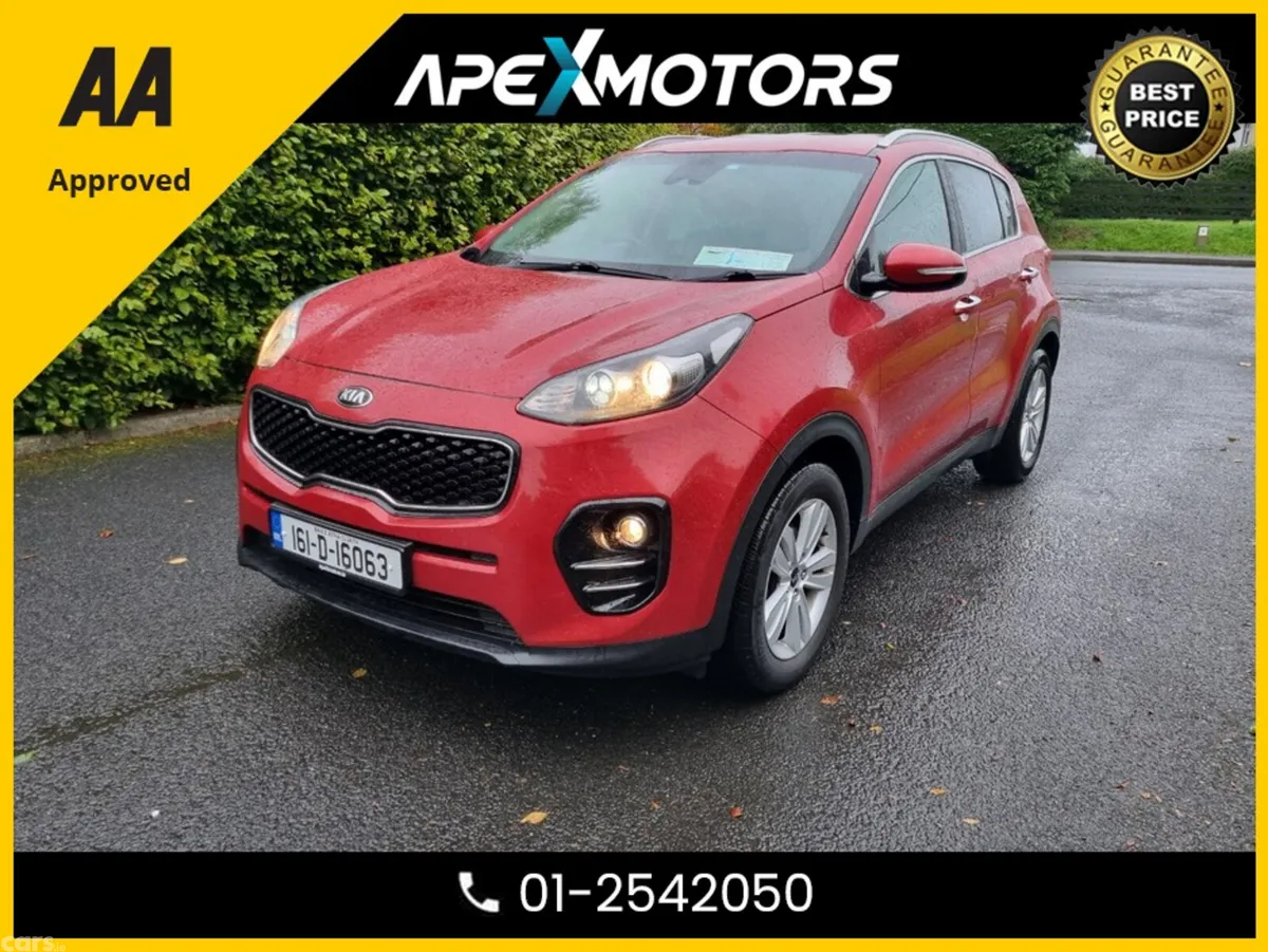 Kia Sportage SUV, Diesel, 2016, Red