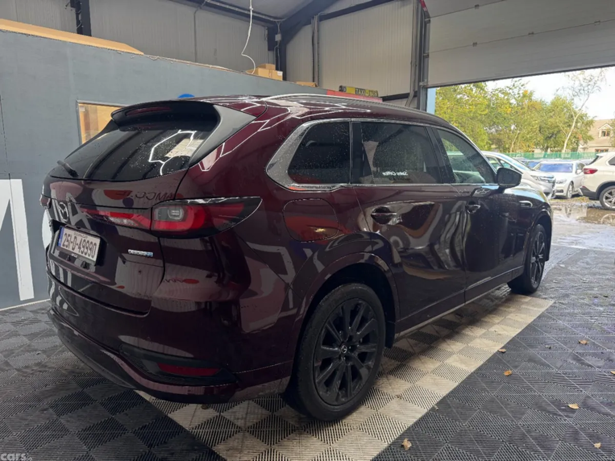 Mazda CX-80 SUV, Petrol Plug-in Hybrid, 2025, Red