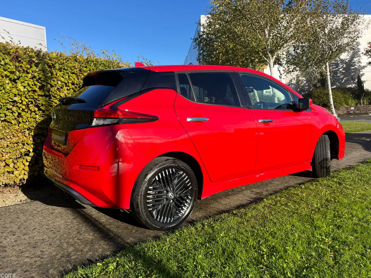 Nissan Leaf Hatchback, Electric, 2022, Red