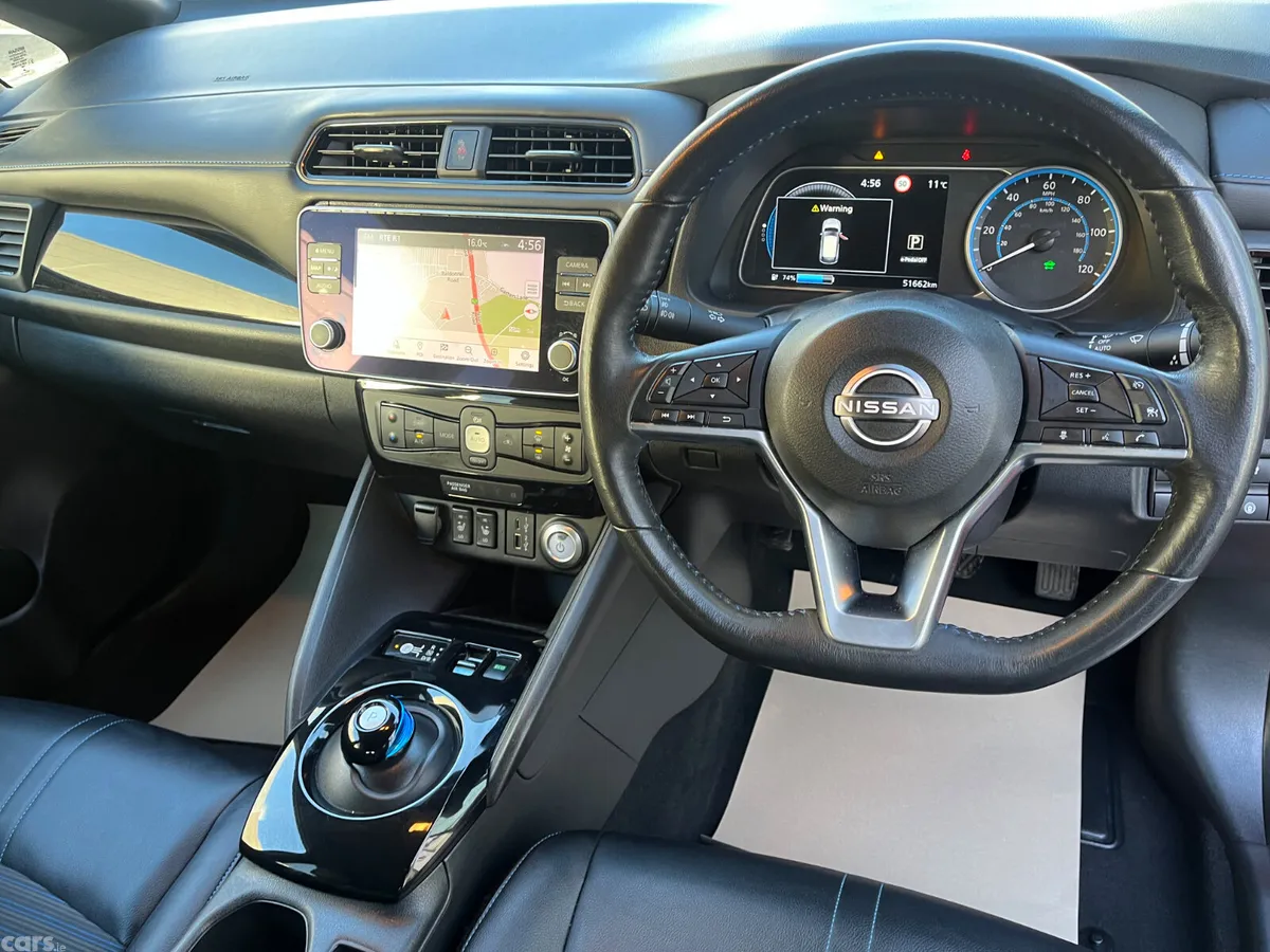 Nissan Leaf Hatchback, Electric, 2022, Red