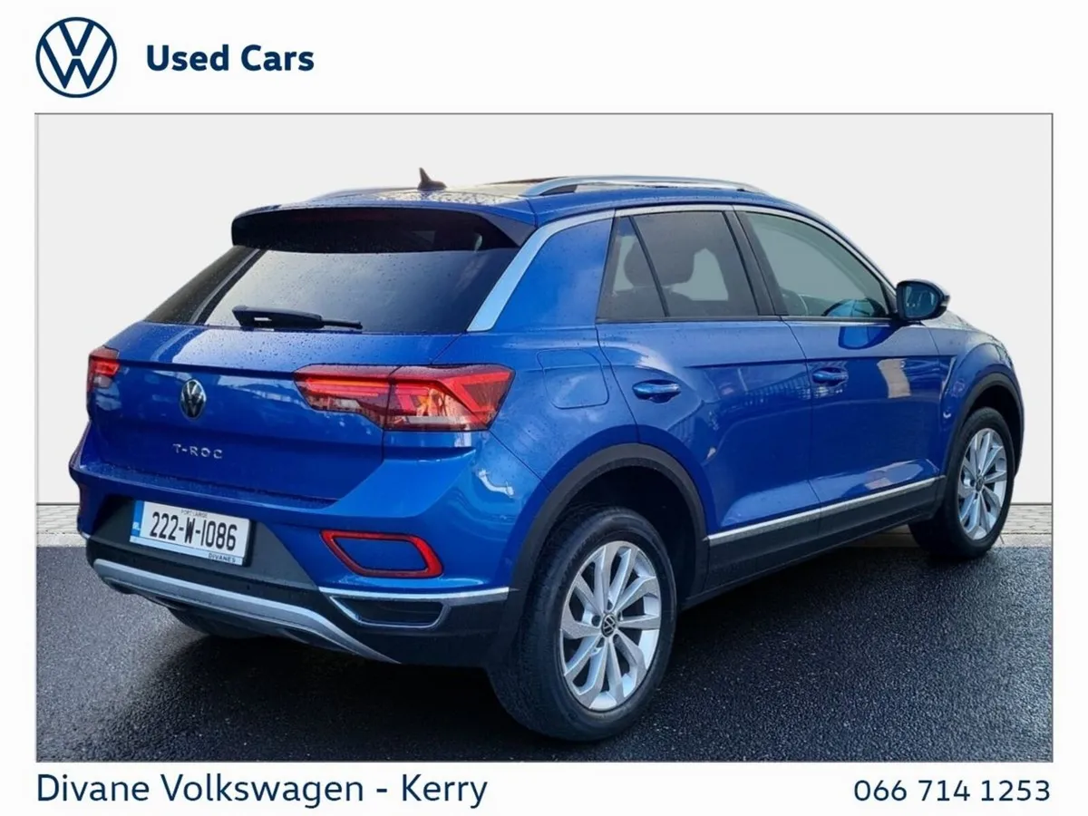 Volkswagen T-Roc SUV, Petrol, 2022, Blue