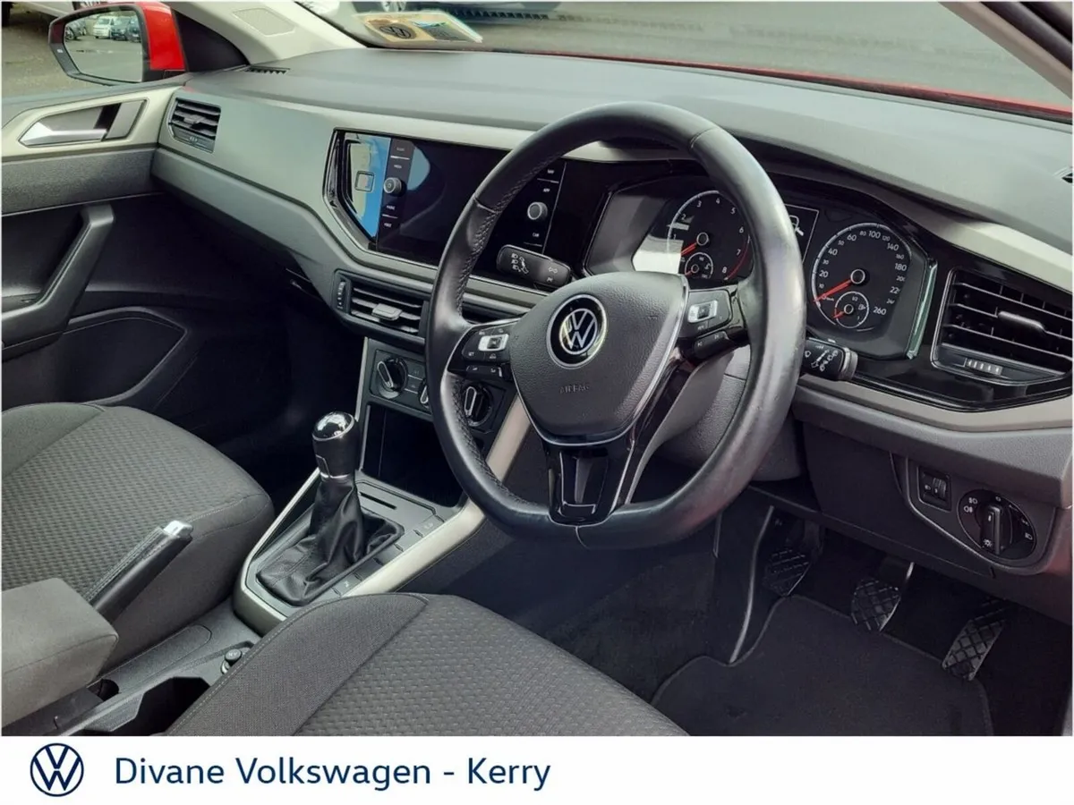 Volkswagen Polo Hatchback, Petrol, 2021, Red