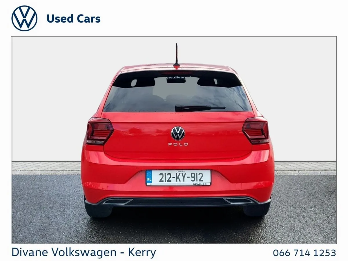 Volkswagen Polo Hatchback, Petrol, 2021, Red