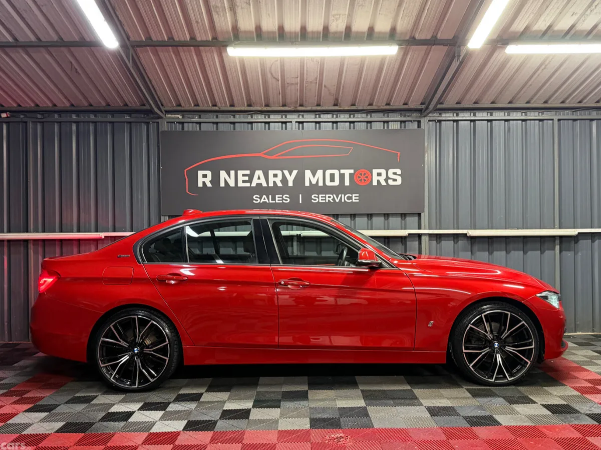 BMW 3-Series Saloon, Petrol Plug-in Hybrid, 2018, Red
