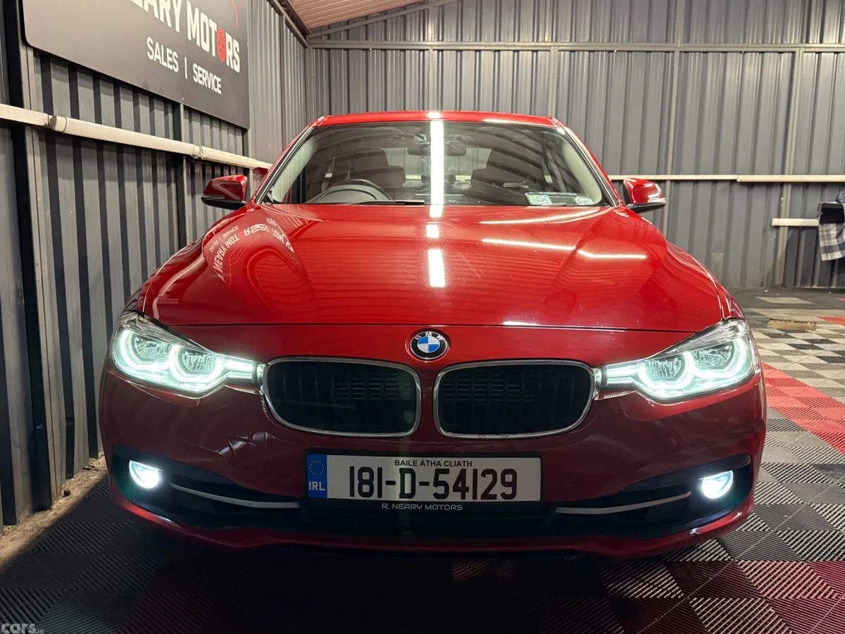 BMW 3-Series Saloon, Petrol Plug-in Hybrid, 2018, Red