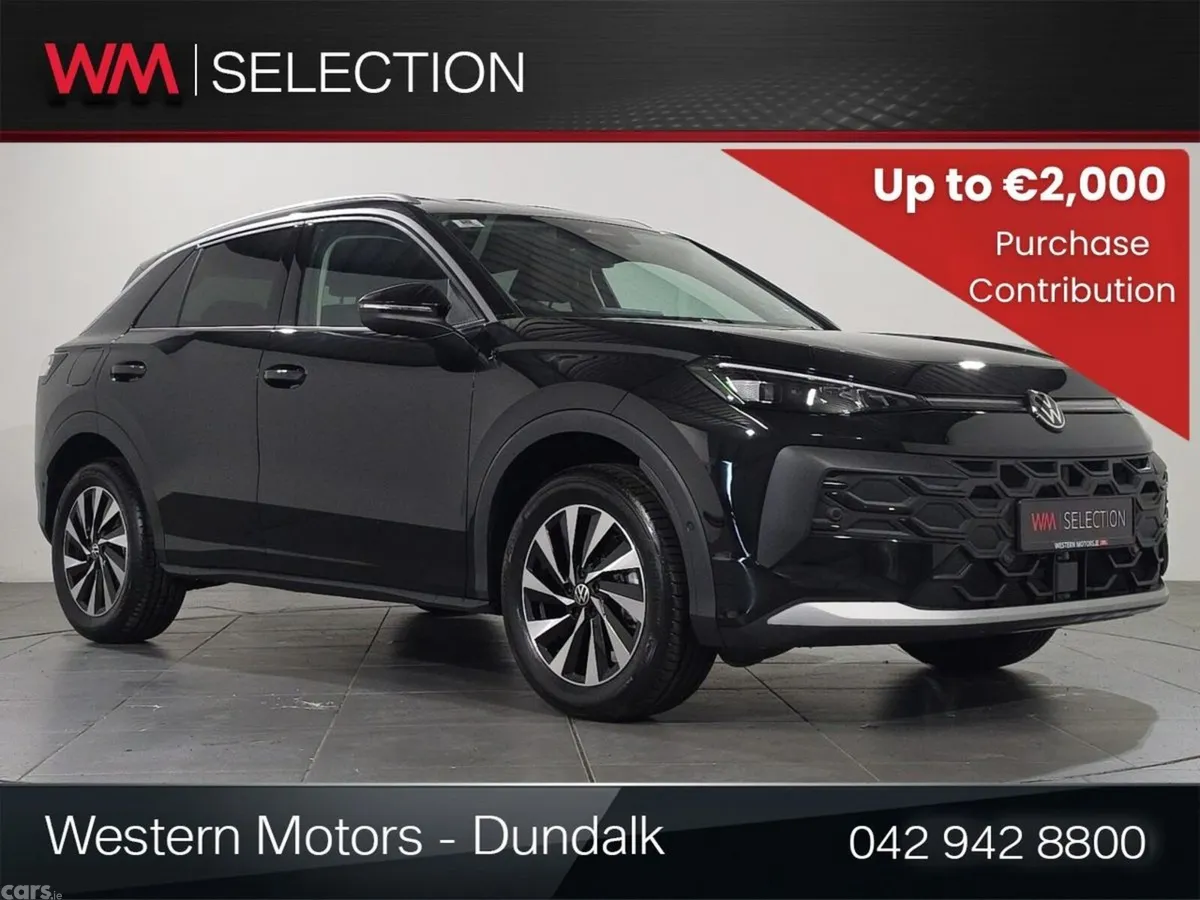 Volkswagen T-Roc Estate, Petrol, 2026, Black