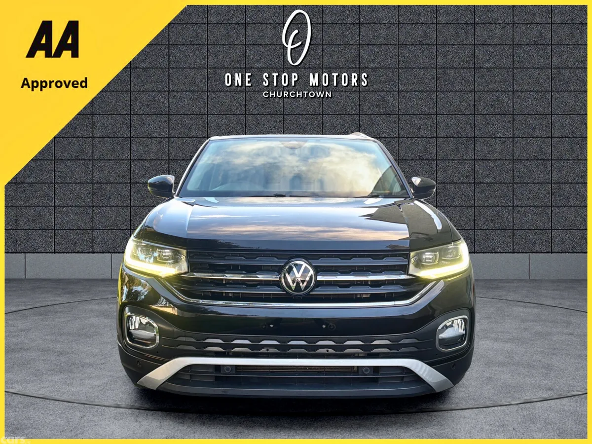 Volkswagen T-Cross Hatchback, Petrol, 2021, Black