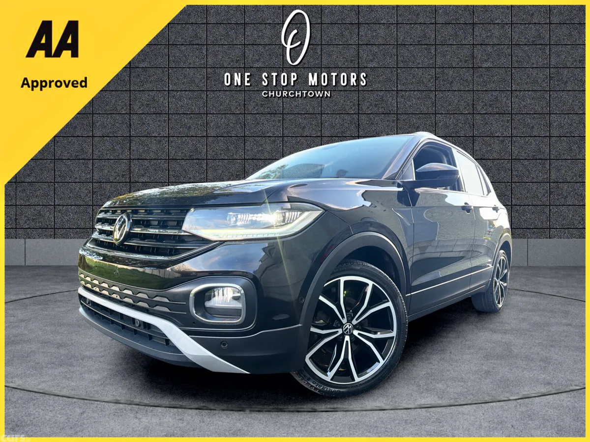 Volkswagen T-Cross Hatchback, Petrol, 2021, Black