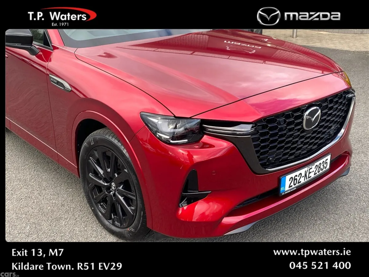 Mazda CX-60 SUV, Petrol Plug-in Hybrid, 2026, Red
